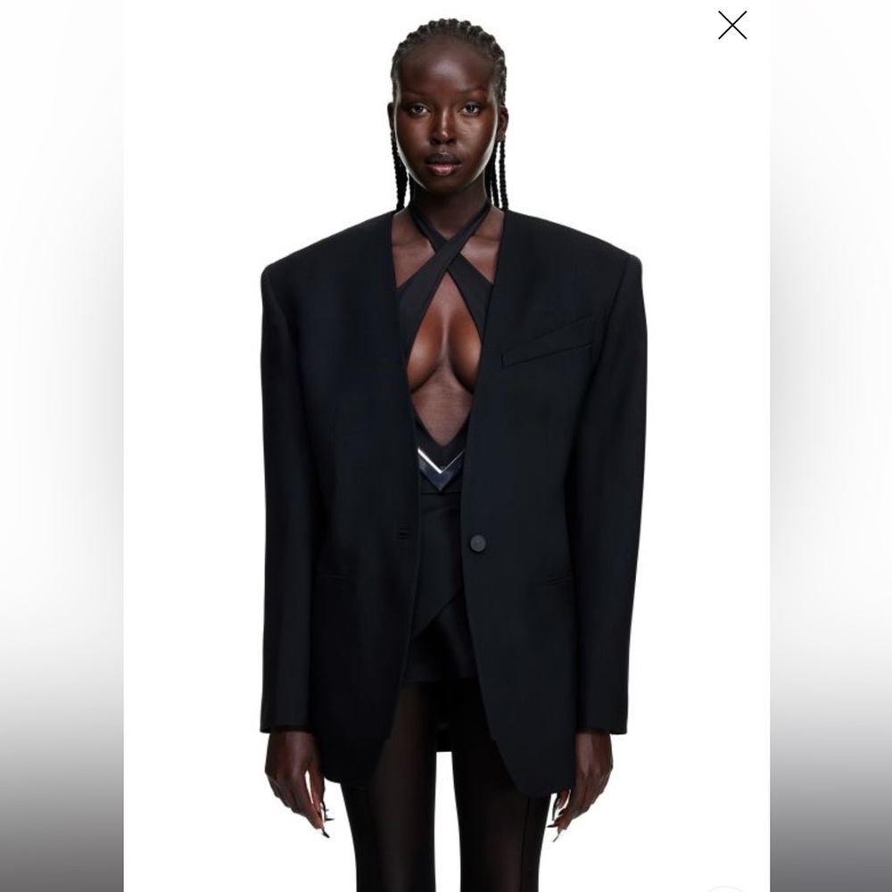 SOLD OUT Mugler HM Oversized Wool Blazer Size XS